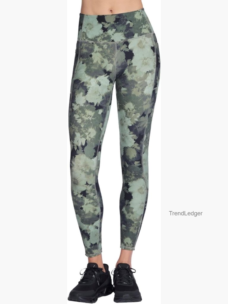 High Waist Ribbed Leggings With Pockets 26" Inseam